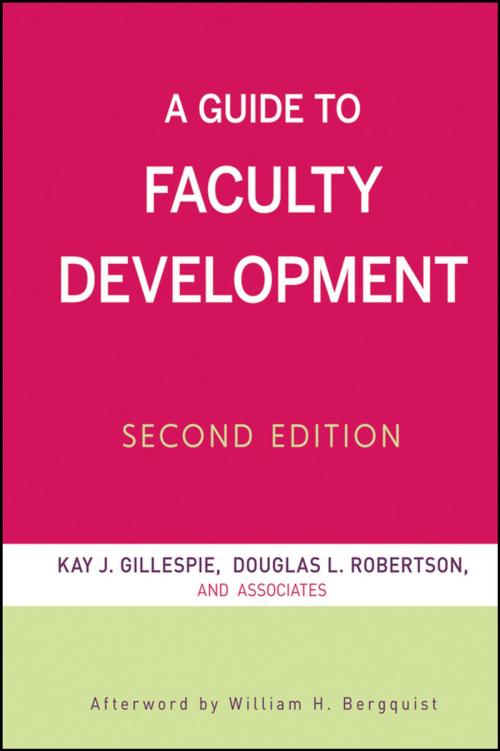 Cover of the book A Guide to Faculty Development by William H. Bergquist, Wiley