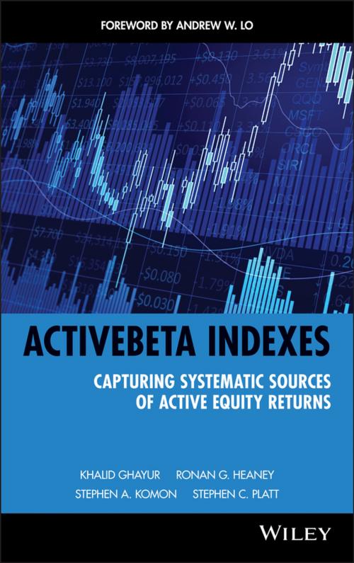 Cover of the book ActiveBeta Indexes by Khalid Ghayur, Ronan G. Heaney, Stephen A. Komon, Stephen C. Platt, Wiley