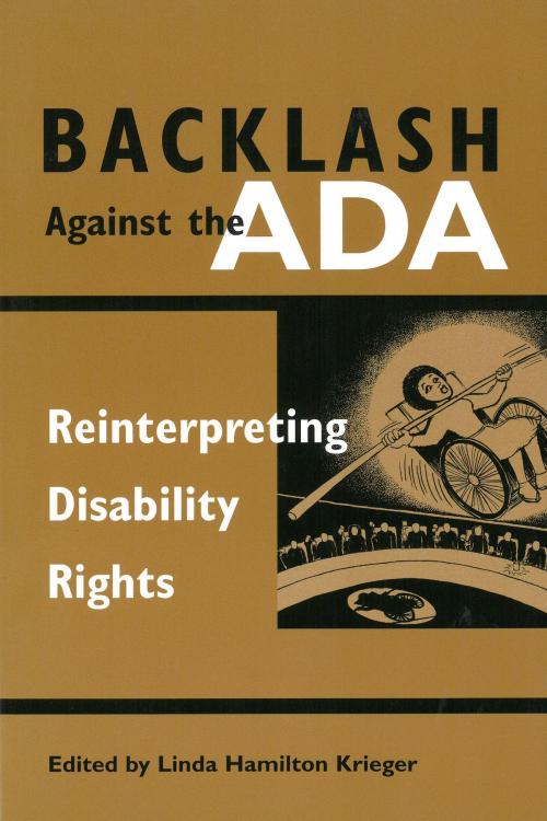 Cover of the book Backlash Against the ADA by , University of Michigan Press