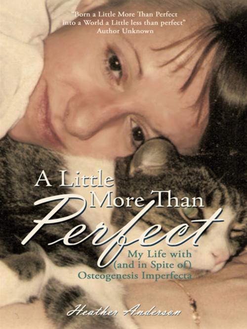 Cover of the book A Little More Than Perfect by Heather Anderson, iUniverse