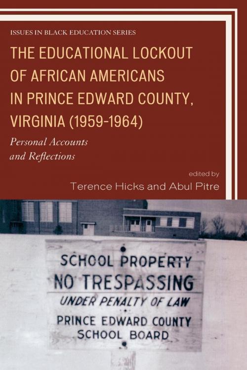 Cover of the book The Educational Lockout of African Americans in Prince Edward County, Virginia (1959-1964) by , UPA