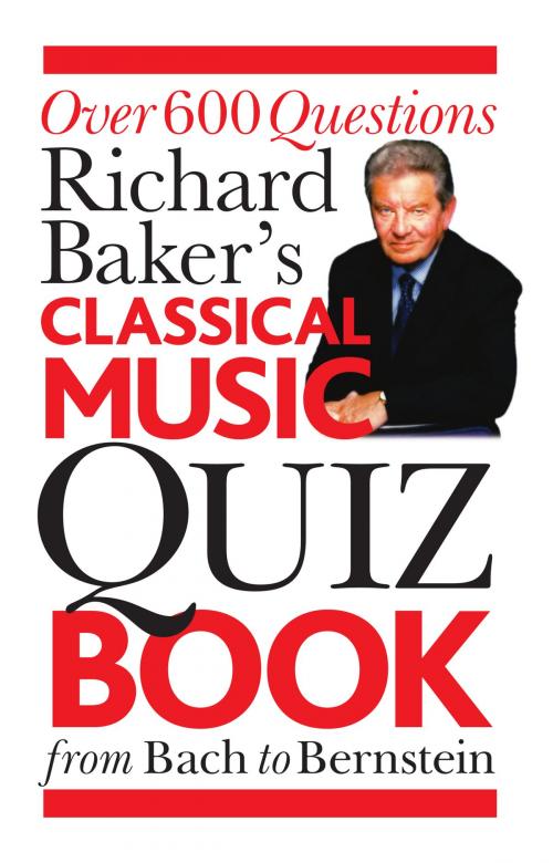 Cover of the book Richard Baker's Classical Music Quiz Book by Richard Baker, Music Sales Limited