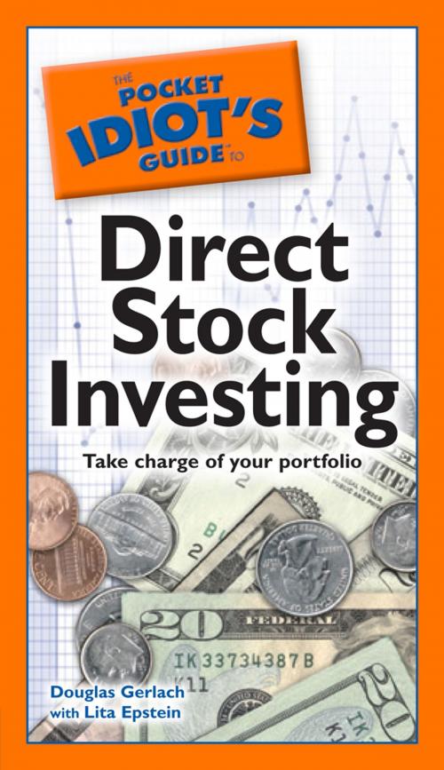 Cover of the book The Pocket Idiot's Guide to Direct Stock Investing by Douglas Gerlach, Lita Epstein MBA, DK Publishing