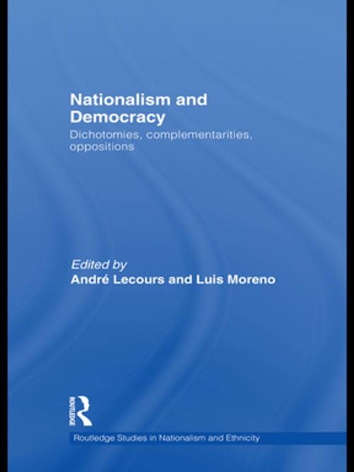 Cover of the book Nationalism and Democracy by , Taylor and Francis