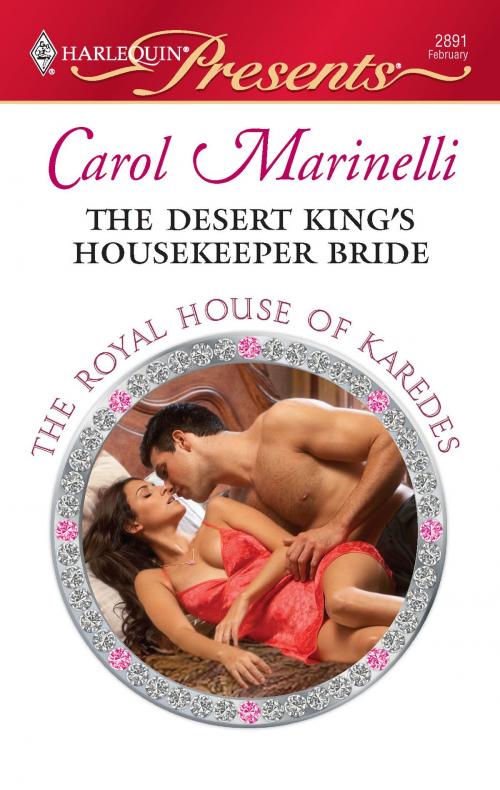 Cover of the book The Desert King's Housekeeper Bride by Carol Marinelli, Harlequin
