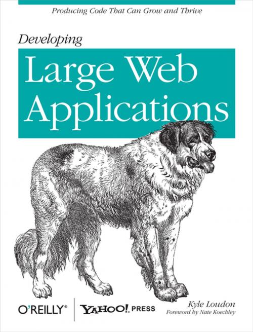 Cover of the book Developing Large Web Applications by Kyle Loudon, O'Reilly Media