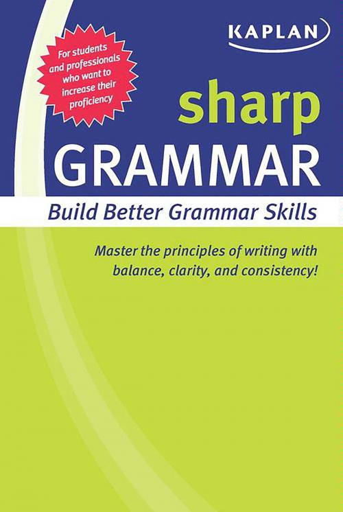Cover of the book Sharp Grammar by Kaplan, Kaplan Publishing