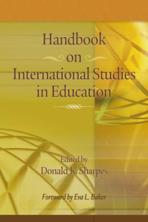 Cover of the book Handbook on International Studies in Education by , Information Age Publishing
