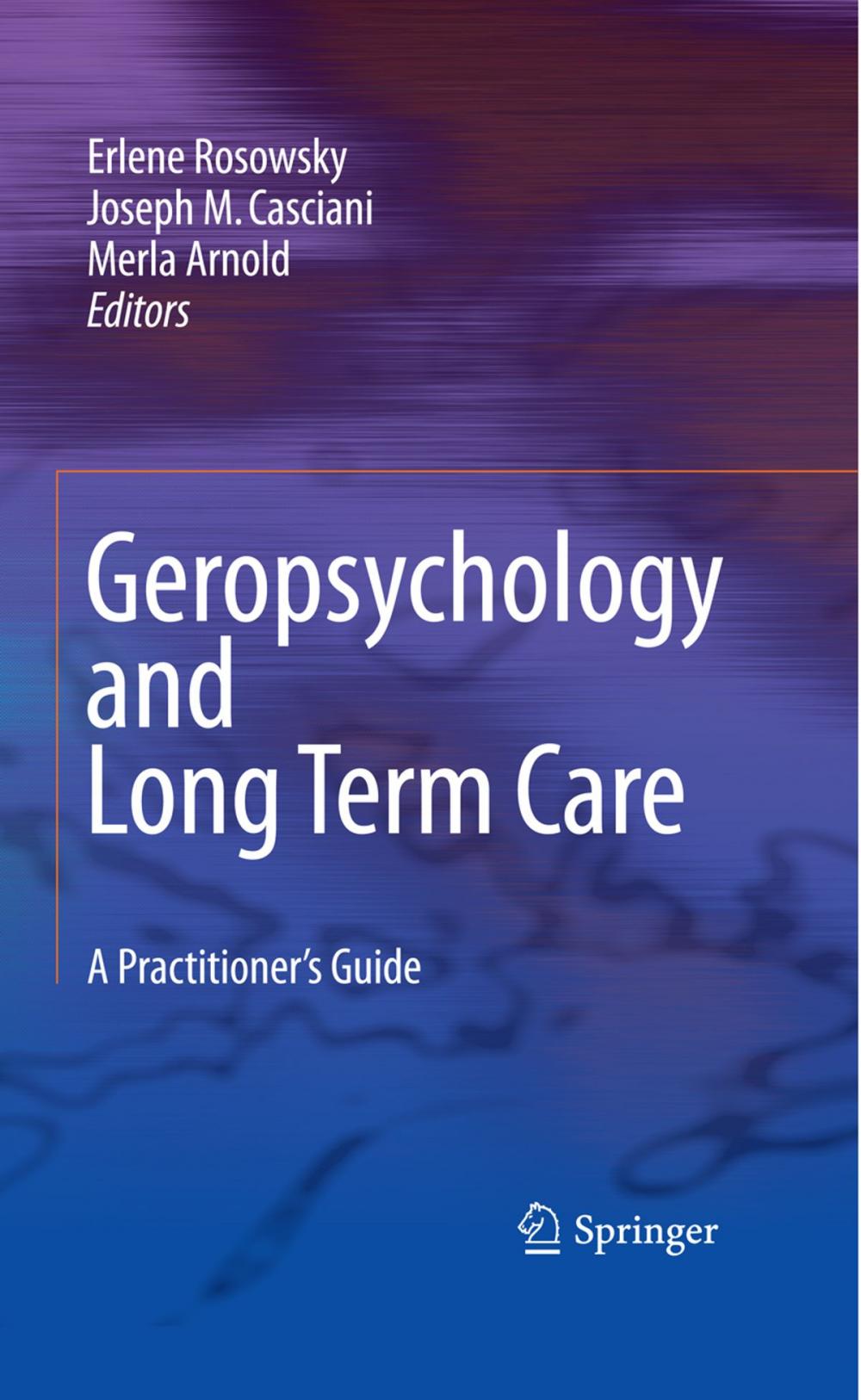 Big bigCover of Geropsychology and Long Term Care