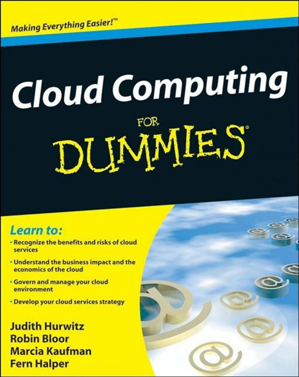 Big bigCover of Cloud Computing For Dummies
