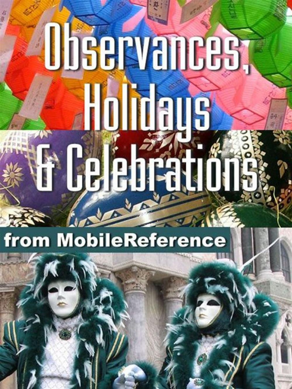 Big bigCover of Encyclopedia Of Observances, Holidays & Celebrations (Mobi Reference)