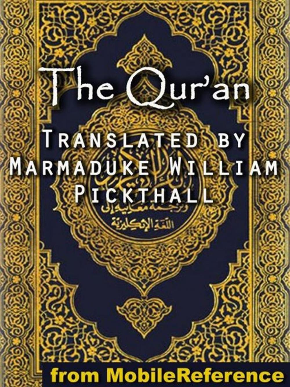 Big bigCover of The Qur'an (Mobi Classics)
