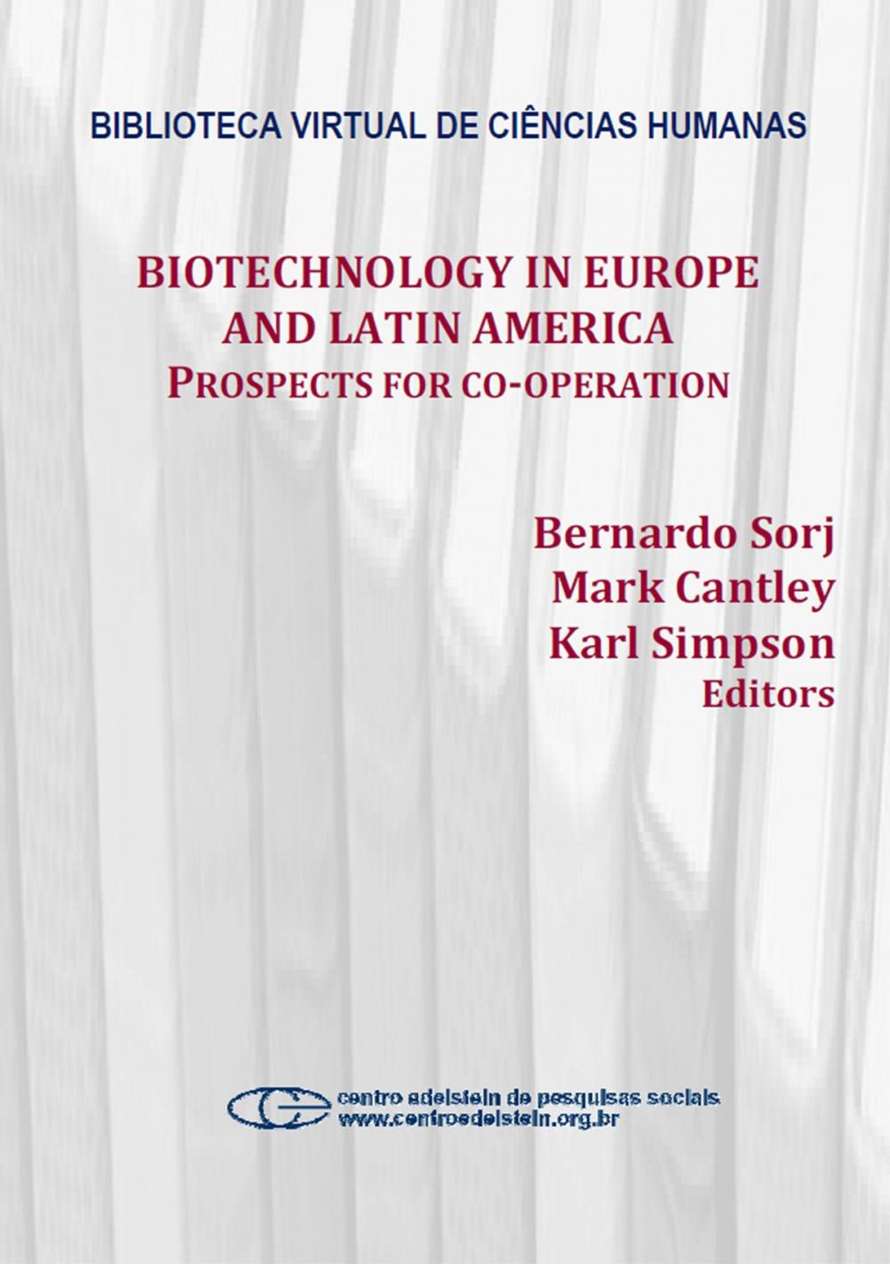 Big bigCover of Biotechnology in Europe and Latin America