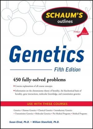 Book cover of Schaum's Outline of Genetics, Fifth Edition
