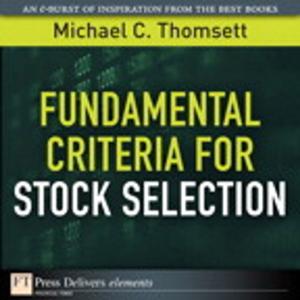 Cover of the book Fundamental Criteria for Stock Selection by Robin Heydon