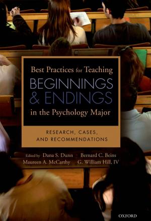 Cover of the book Best Practices for Teaching Beginnings and Endings in the Psychology Major by Ellen Gruber Garvey