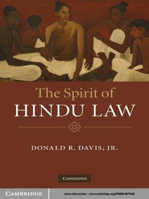 Cover of the book The Spirit of Hindu Law by David P. Calleo