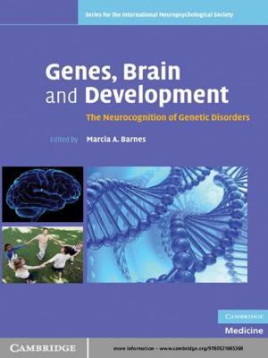 Cover of the book Genes, Brain and Development by Tony Mason, Eliza Riedi