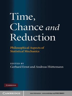 Cover of the book Time, Chance, and Reduction by Professor Ken-ichi Kitayama