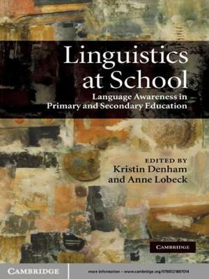 Cover of the book Linguistics at School by Mehrdad Vahabi