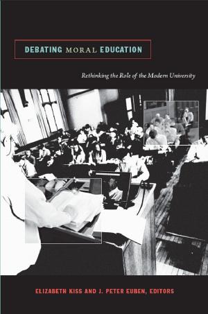 Book cover of Debating Moral Education