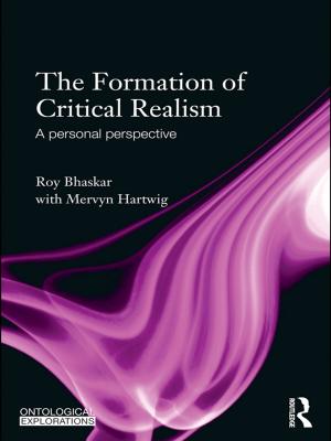 Cover of the book The Formation of Critical Realism by Joanne B. Ciulla