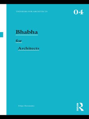 Cover of the book Bhabha for Architects by Susana Nuccetelli