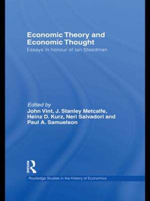 Cover of the book Economic Theory and Economic Thought by 