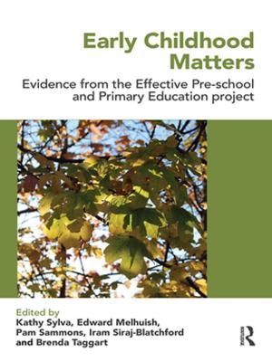 Cover of the book Early Childhood Matters by Mal Leicester, Denise Taylor