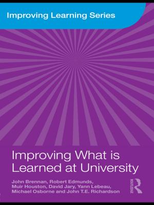 Cover of the book Improving What is Learned at University by 