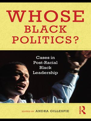 Cover of the book Whose Black Politics? by James E Ysseldyke, Martha L Thurlow