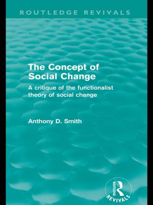 Book cover of The Concept of Social Change (Routledge Revivals)