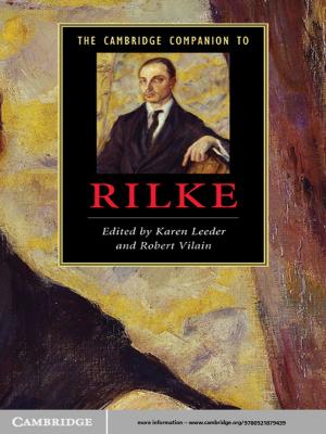 Cover of the book The Cambridge Companion to Rilke by Becky Yang Hsu