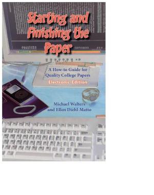 Cover of the book Starting And Finishing The Paper by Carrie Butler, P.K. Hrezo