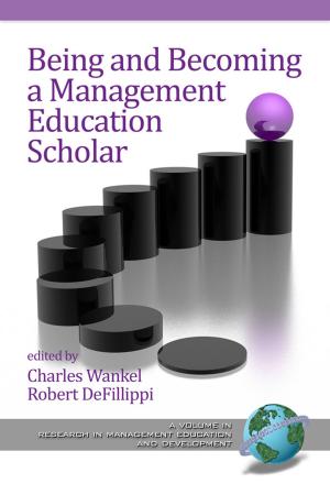 Book cover of Being and Becoming a Management Education Scholar