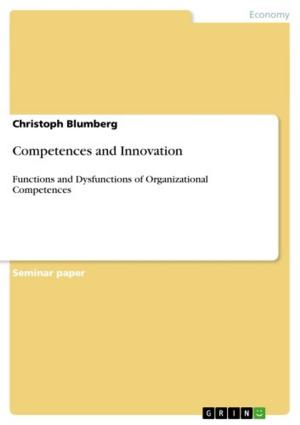 Cover of the book Competences and Innovation by Artur Gleyberman