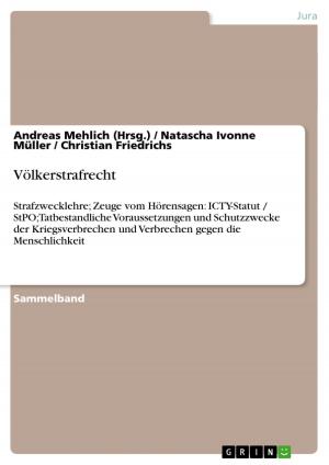 Cover of the book Völkerstrafrecht by Cornelia Lang