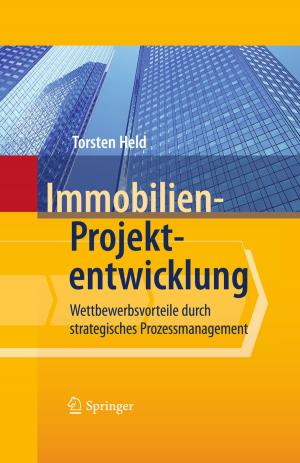 Cover of the book Immobilien-Projektentwicklung by Joachim Heintze