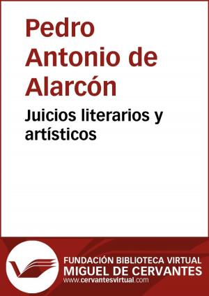 Cover of the book Juicios literarios y artísticos by Lope de Vega