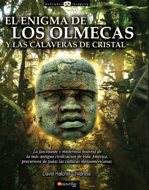 Book cover of El enigma de los olmecas y las calaveras de cristal