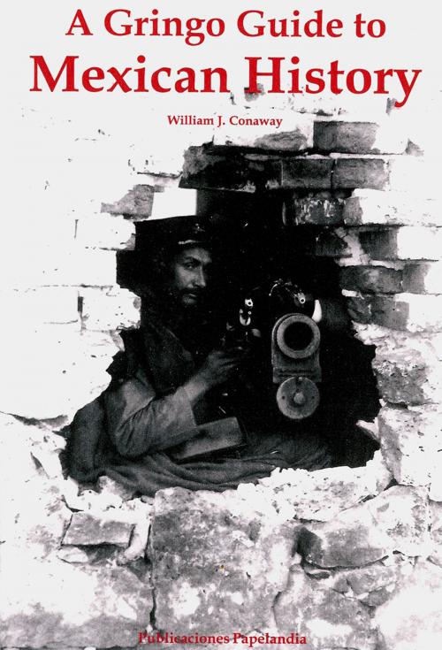 Cover of the book A Gringo Guide to Mexican History by William J. Conaway, Publicaciones Papelandia