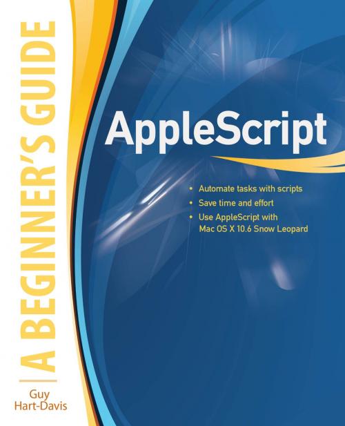 Cover of the book AppleScript: A Beginner's Guide by Guy Hart-Davis, McGraw-Hill Education