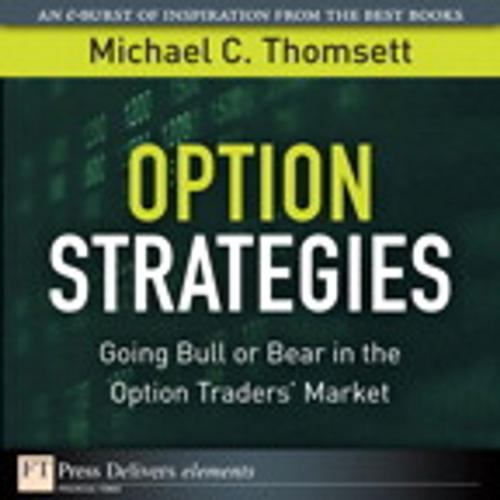 Cover of the book Option Strategies by Michael C. Thomsett, Pearson Education
