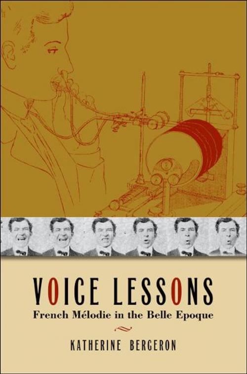 Cover of the book Voice Lessons by Katherine Bergeron, Oxford University Press