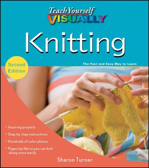 Cover of the book Teach Yourself VISUALLY Knitting by Sharon Turner, Wiley