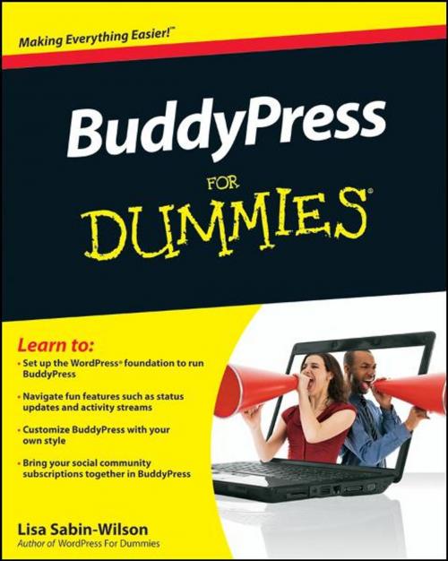 Cover of the book BuddyPress For Dummies by Lisa Sabin-Wilson, Wiley