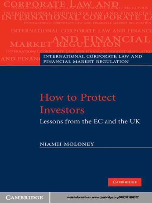 Cover of the book How to Protect Investors by Professor Niamh Moloney, Cambridge University Press