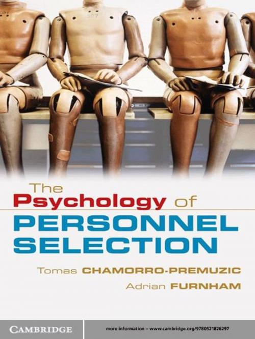 Cover of the book The Psychology of Personnel Selection by Tomas Chamorro-Premuzic, Adrian Furnham, Cambridge University Press