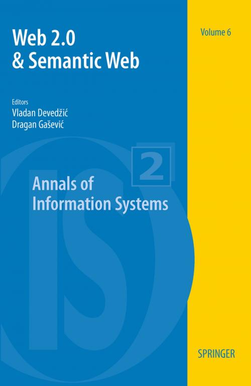 Cover of the book Web 2.0 & Semantic Web by , Springer US