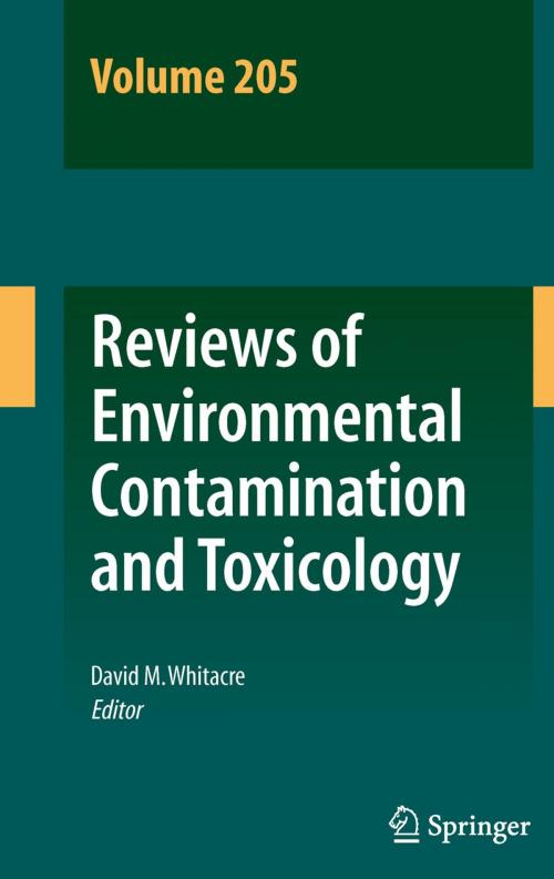 Cover of the book Reviews of Environmental Contamination and Toxicology Volume 205 by , Springer New York
